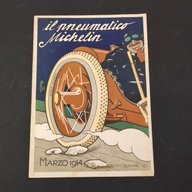 Rivista Il Pneumatico Michelin - Marzo 1914 buono