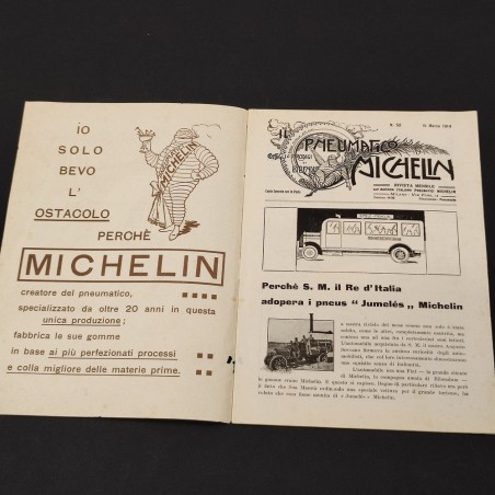 Rivista Il Pneumatico Michelin - Marzo 1914 buono