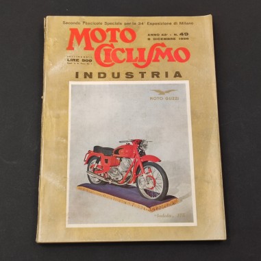 Rivista Moto Ciclismo Secondo Fascicolo Speciale Anno 42 n° 49 - 8 Dicembre 1956