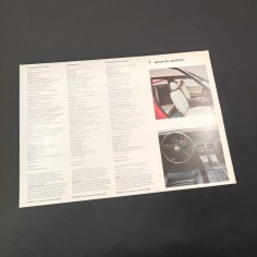 Brochure Maserati Merka/SS - Foglio singolo testi in tre lignue 2
