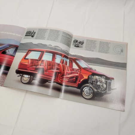 1984 Dodge Caravan brochure inglese 81-305-4001 agosto 1983