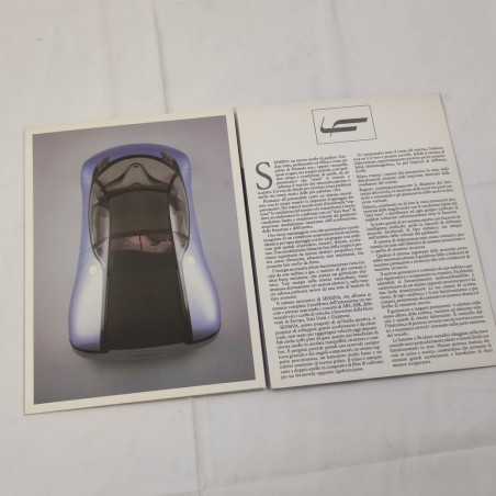 Leonardo Fioravanti brochure auto SENSIVA 4 pagine ottima