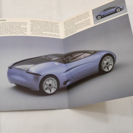 Leonardo Fioravanti brochure auto SENSIVA 4 pagine ottima