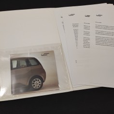Leonardo Fioravanti cartella stampa salone Ginevra 2005 con CD Rom 2