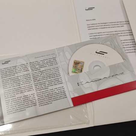 Leonardo Fioravanti cartella stampa salone Ginevra 2005 con CD Rom