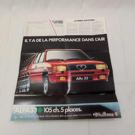 Alfa Romeo brochure depliant gamma modelli 1985 - Francese