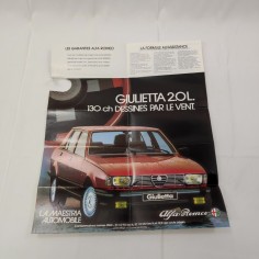 Alfa Romeo brochure depliant gamma modelli 1983 - Francese - Ritagliata 2