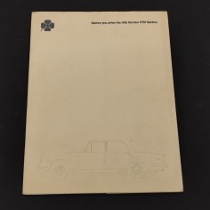 ALFA ROMEO 1750 Berlina brochure inglese - Senza data