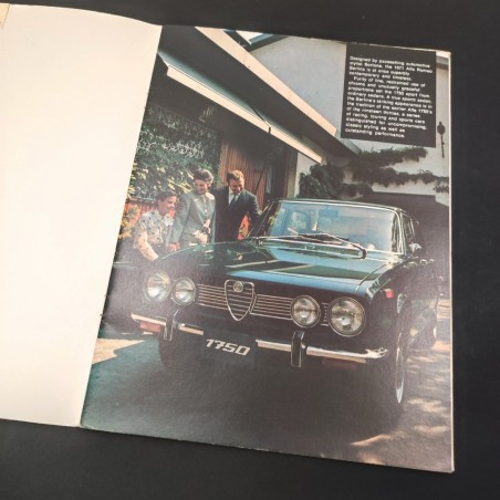 ALFA ROMEO 1750 Berlina brochure inglese - Senza data