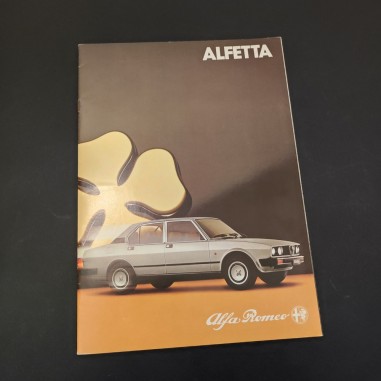 ALFA ROMEO Alfetta brochure con poster 3 pagine 1979 Ed. Francese