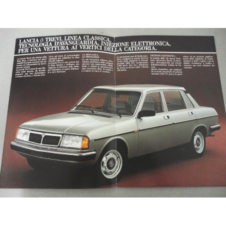 PROSPEKT BROCHURE DEPLIANT LANCIA BETA TREVI 1600 2000 I.E 4 PAGINE ITALIANO