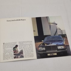 ROLLS-ROYCE Brochure Silver Spur 1980 Ed. Inglese 2