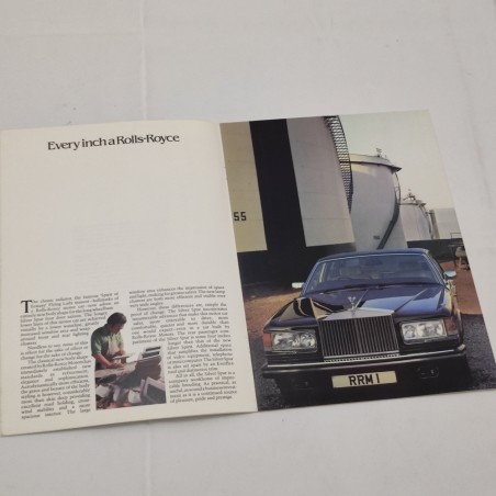 ROLLS-ROYCE Brochure Silver Spur 1980 Ed. Inglese