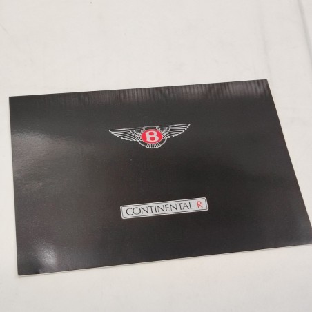 BENTLEY CONTINENTAL R brochure 3 pagine 1991 ottima