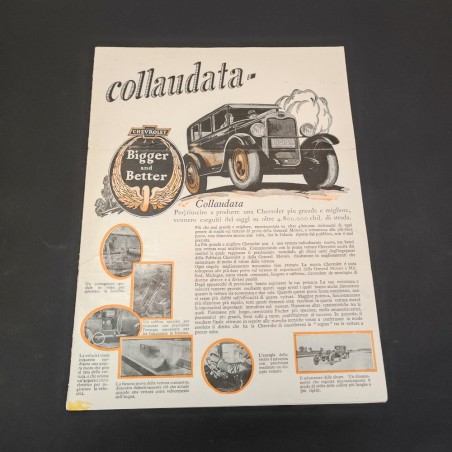 CHEVROLET Collaudata Brochure poster gamma modelli