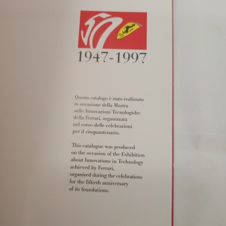 FERRARI Volume 50 anni innovazioni tenologiche 1947-1997 ed. 1997