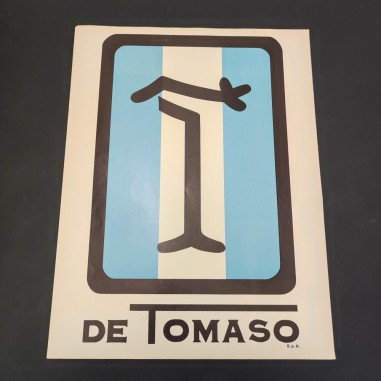 DE TOMASO brochure poster piegata in 4 con gamma veicoli
