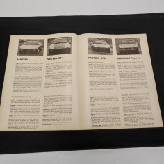 DE TOMASO brochure poster piegata in 4 con gamma veicoli 2