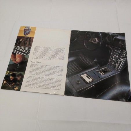 DE TOMASO Pantera brochure 28x36 cm ed. ingelse, condizioni mediocri