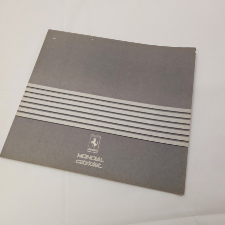 FERRARI Mondial Cabriolet  brochure depliant N. 313/84 - giugno 1984