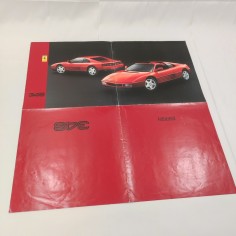 FERRARI 348 brochure originale n°. 575/89 - Maggio 1990 - discreta 2