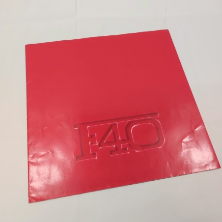 FERRARI F40 brochure depliant originale n° 479/87 - settembre 1988