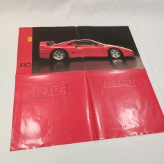 FERRARI F40 brochure depliant originale n° 479/87 - settembre 1988 2