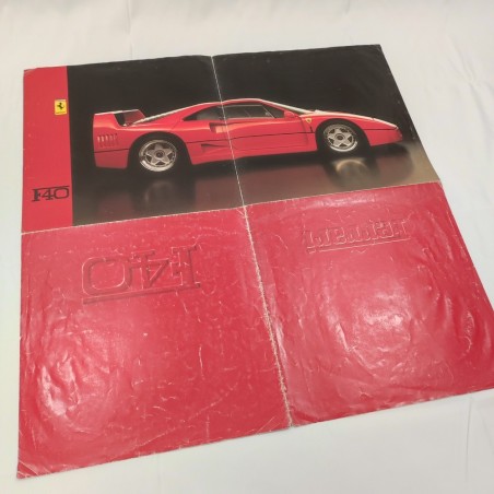 FERRARI F40 brochure depliant originale n° 479/87 - settembre 1987