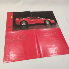 FERRARI F40 brochure depliant originale n° 479/87 settembre 1988 2