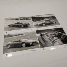 FERRARI 348 TS lotto di 4 fotografie da cartella stampa