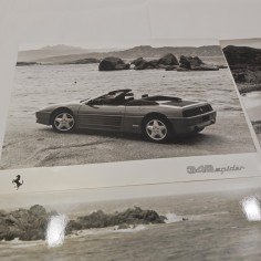 FERRARI 348 TS lotto di 4 fotografie da cartella stampa 2
