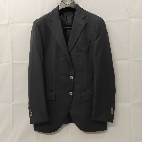 Abito uomo completo giacca pantalone Brando taglia 48 100% lana grigio