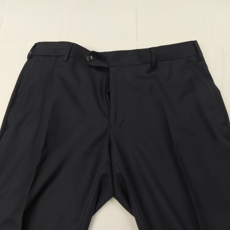 Abito uomo completo Brando 100% lana colore blu tg 48/50 mai usato