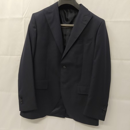Abito uomo completo Brando 100% lana colore blu tg 48/50 mai usato