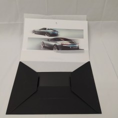 Stampa di Pregio Ferrari Roma Spider con custodia nera