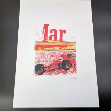 Nani Tedeschi per Galleria Ferrari stampa auto Formula 1 anno 1992
