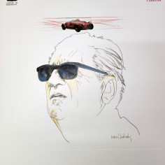 Stampa numerata Nani Tedeschi Enzo Ferari 14 agosto 1992 IV commemorazione 2