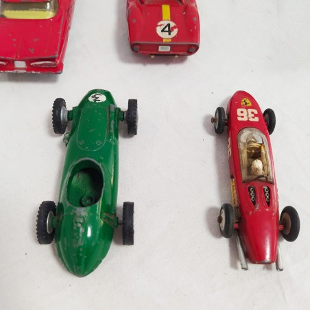 CORGI TOYS lotto di 4 modellini macchinine Ferrari, Chevrolet B.R.M.
