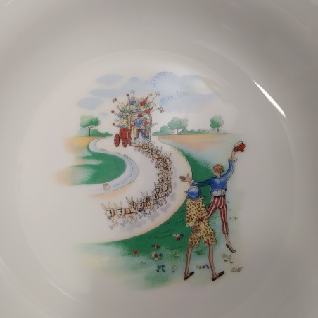 Servizio in ceramica Richard Ginori per bambino 4 pezzi decoro Pinocchio
