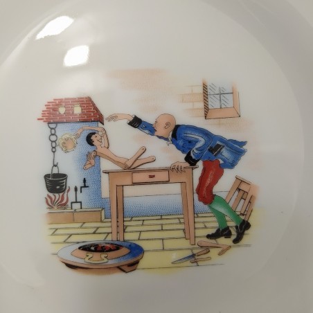 Servizio in ceramica Richard Ginori per bambino 4 pezzi decoro Pinocchio
