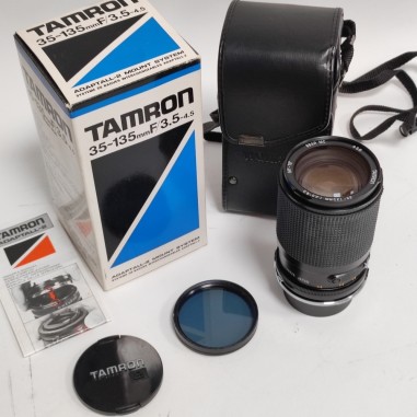 Obiettivo Tamron 35-135 mm f3,5-4,5 Macro x Nikon FM-FA usato