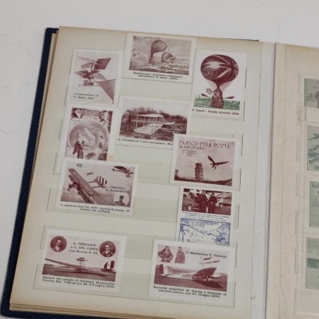 Album filatelico Erinnofili aerei dagli inizi ‘900 circa 250 pezzi