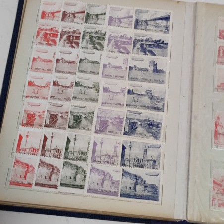 Album filatelico Erinnofili aerei dagli inizi ‘900 circa 250 pezzi