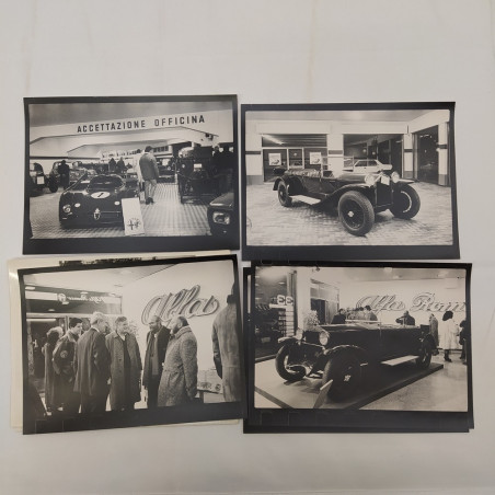 Lotto 221 fotografie antiche e moderne di auto, circuiti e Mario Righini