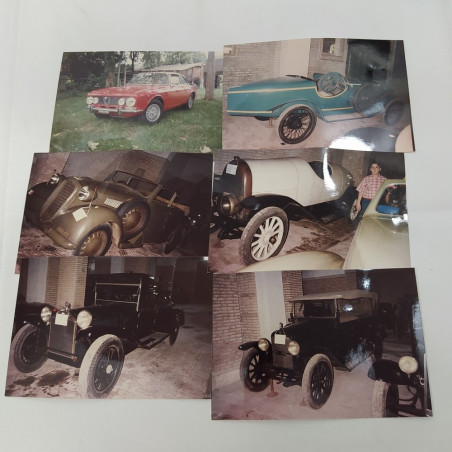 Lotto 221 fotografie antiche e moderne di auto, circuiti e Mario Righini