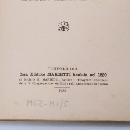 Libro occultismo e miracolo 1933 Prof. Alessandro Spesz