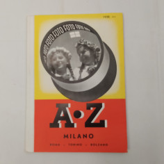 Catalogo materiale fotografico A-Z anno 1938 XVI con busta invio affrancata 2