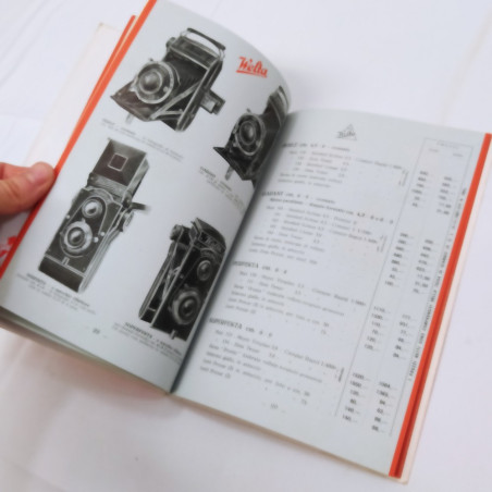 Catalogo materiale fotografico A-Z anno 1938 XVI con busta invio affrancata