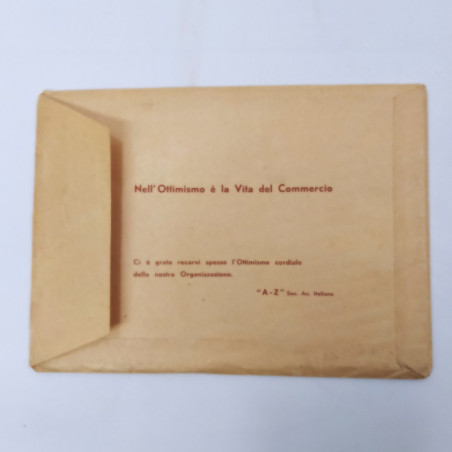 Catalogo materiale fotografico A-Z anno 1938 XVI con busta invio affrancata