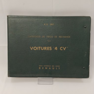 Catalogo parti ricambio Renault 4 cv P.R. 597 anno 1959